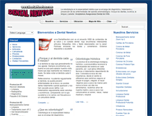 Tablet Screenshot of dentalnewton.com